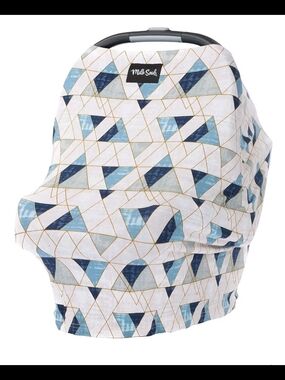 Milk Snob Original 5-In-1 Nursing & Carseat cover, Levi Print